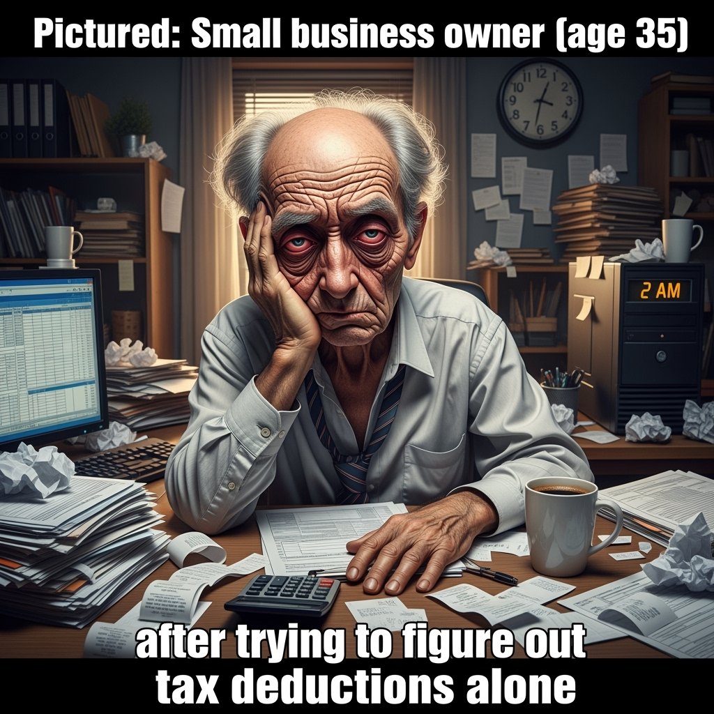 POV: You spent 6 hours on tax deductions manually 😵‍💫

Our AI finds $40K+ in savings in 30 seconds.

Stop the torture. Try our free Tax Calculator.

Don't be this guy ⬆️

todaycfo.com/taxsavingscalc

#TaxPlanning #SmallBusiness