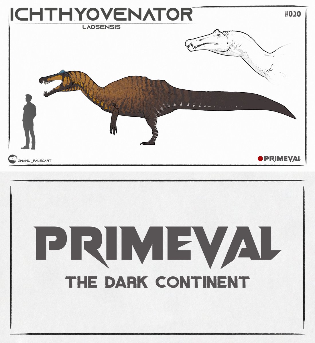 Jurassic_World_Fandom (@brycenator100) on Twitter photo 🥩 The Spinosauridae Of My Novel Primeval: The Dark Continent So Far
🔺 Size And Number Placement Subject To Change
✍🏻 Commissioned By <a href="/MDinoart/">Manu_Paleoart</a> 🥩 The Spinosauridae Of My Novel Primeval: The Dark Continent So Far
🔺 Size And Number Placement Subject To Change
✍🏻 Commissioned By <a href="/MDinoart/">Manu_Paleoart</a>