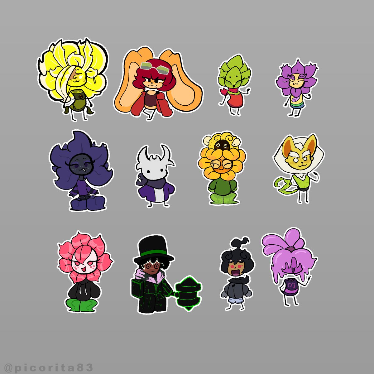 Thank you for every follower that participated in my 1.4k event!
Your ocs were so much fun to doodle, and I'd definitely love to do something like this again on the future!
(If you want a single image of your oc leave a comment and I will)