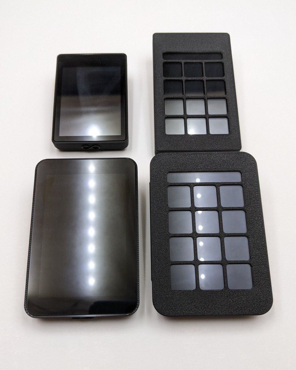 thnikk's tweet photo. Update on the touchscreen keypad:
- Hardware and case are complete. 
- Firmware is mostly feature complete, I just need to tweak the web config and fix some bugs bugs. https://t.co/YCFPzuL1DS