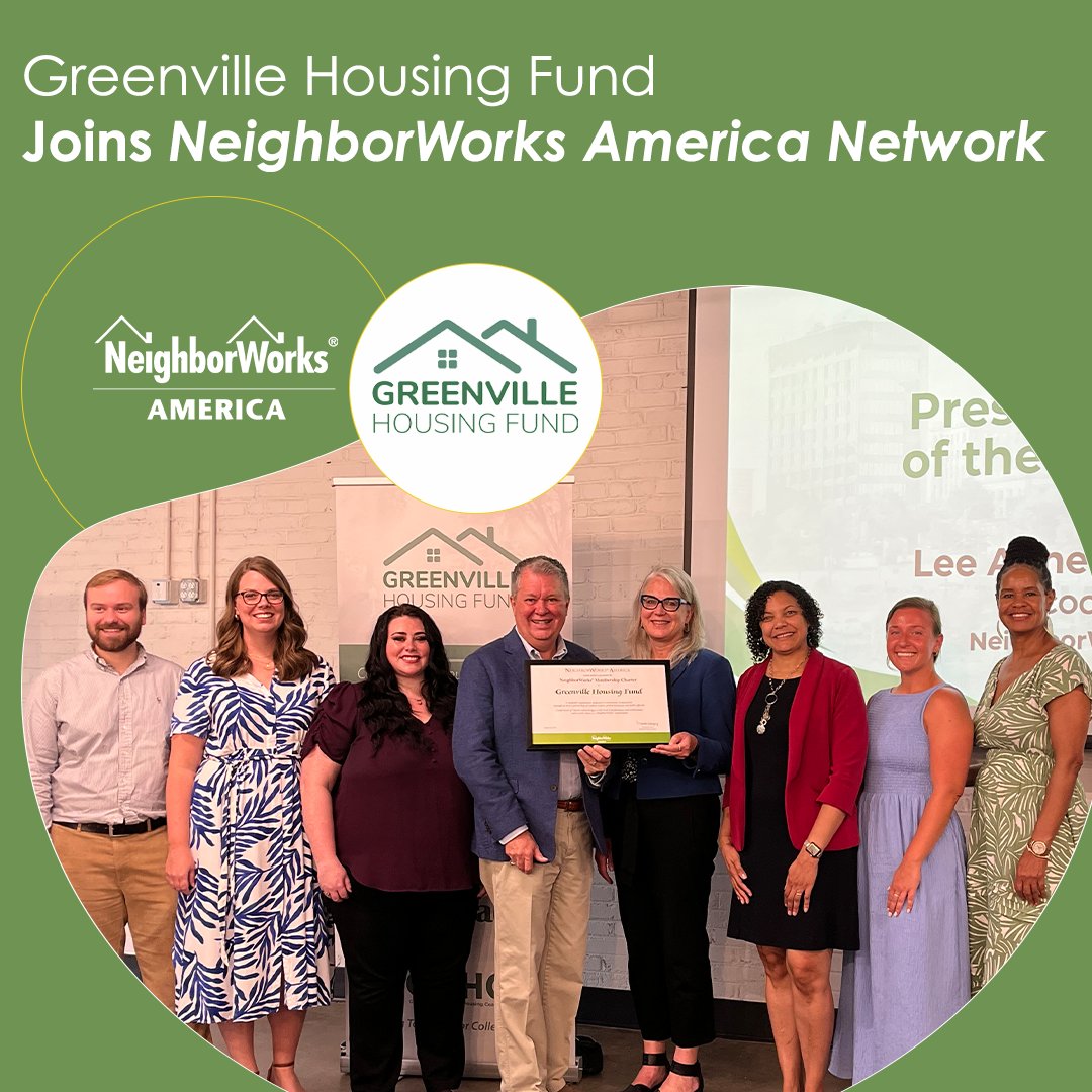 neighborworks's tweet image. We’re thrilled to announce that Greenville Housing Fund is the newest member of NeighborWorks® America’s network! This milestone brings transformative resources for local housing investment and job creation. Read more: hubs.li/Q03DXhS_0
#CommunityDevelopment #NeighborWorks