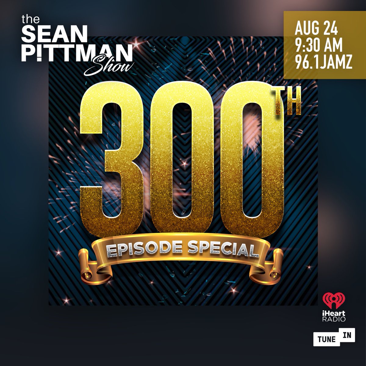 SeanPittmanShow (@seanpittmanshow) on Twitter photo Happy 3️⃣0️⃣0️⃣ episodes! 🎉 Join us this week for a special celebration as our host <a href="/SeanPittman/">Sean Pittman</a> steps into the guest chair. Get ready for laughs, behind the scenes stories and a reflection on the show’s beginnings and the memories we’ve made along the way! Happy 3️⃣0️⃣0️⃣ episodes! 🎉 Join us this week for a special celebration as our host <a href="/SeanPittman/">Sean Pittman</a> steps into the guest chair. Get ready for laughs, behind the scenes stories and a reflection on the show’s beginnings and the memories we’ve made along the way!