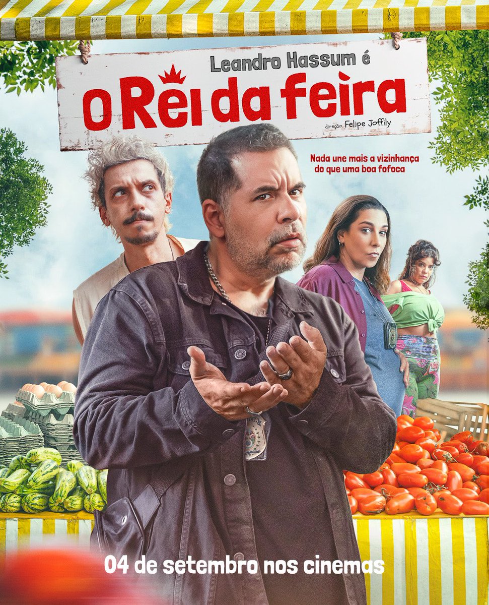 Quem é o maior fofoqueiro do seu grupo de amigos? 👀 Marca aqui nos comentários e já convida ele para assistir a #OReiDaFeira com você, dia 04 de setembro nos cinemas! 🍿