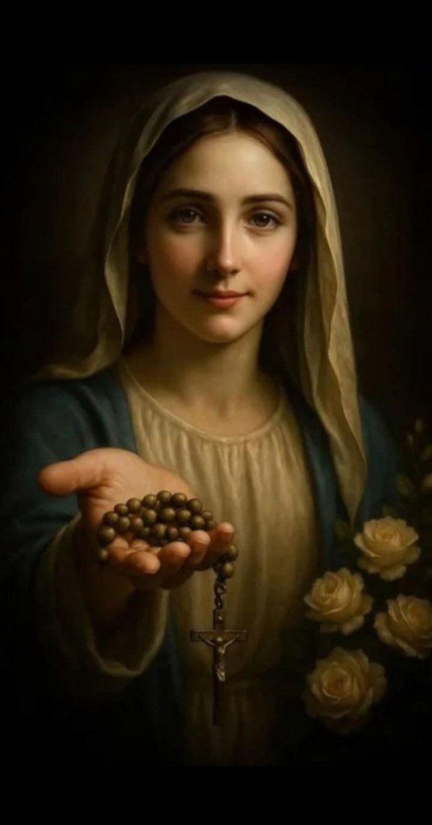 Chiara64545C's tweet photo. "Pregate il Santo Rosario ogni giorno e avrete la pace".

"Mi commuovono molto le vostre preghiere, specialmente il vostro Rosario quotidiano".

"Desidero che per voi il Rosario diventi vita!
Grazie per aver risposto alla mia chiamata!"
#ReginadellaPace
#SantoRosario
#Medjugorje https://t.co/KuhW1ujFxN