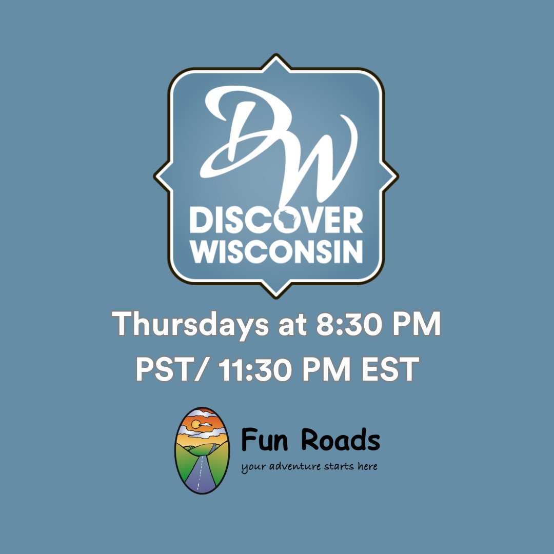 From rolling hills to lakeside thrills, the Badger State is calling. 🧀✨ Tune in to Discover Wisconsin on Fun Roads TV and see why adventure (and cheese) taste better here.