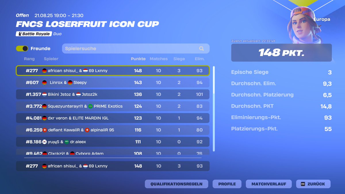 Won the Loserfruit Skin🏆
#277 
tomorrow bugha skin