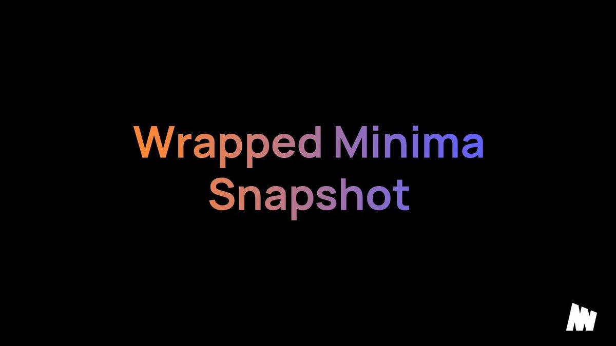 Wrapped Minima was always a bridge, never the end goal.

It gave early holders liquidity and a way to trade, but the future belongs to Native Minima.

On August 27th, at 11:00 UTC, <a href="/Minima_Global/">Minima</a> will take a snapshot of all Wrapped holders.

That record locks in balances for a