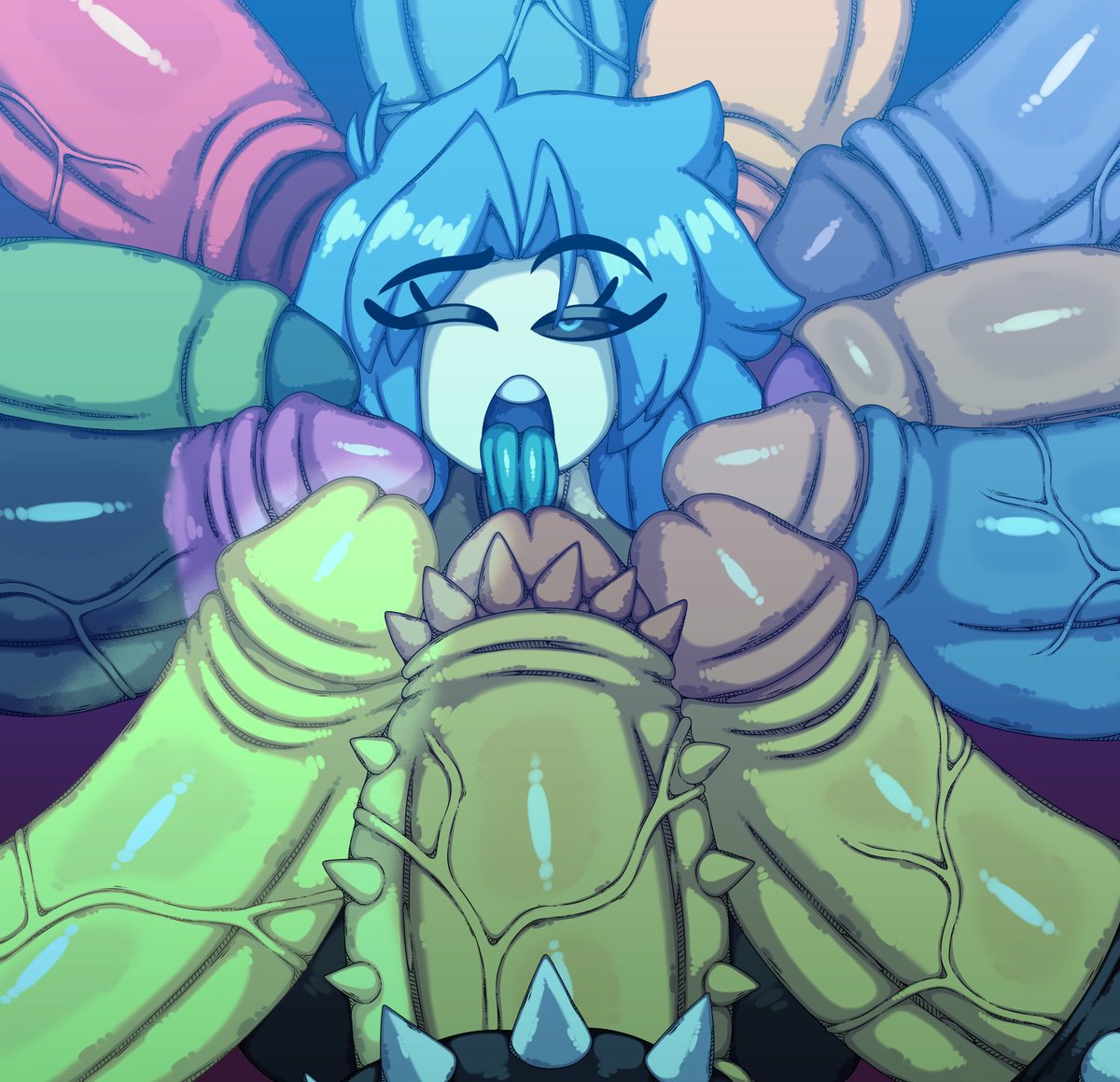 ᅠ

[ Soemtimes , in order for Shay to keep peace between kingdoms, she has to go where no princess goes.]

“That’s It~ promise me we’ll be all buddy buddy, and I’ll let you and you friends fuck me.

Deal?~”

[ pumping that cock-]

[💙+♻️!]

ᅠ

[#LewdRp #NSFWRP #MVRP #OPENRP.]
