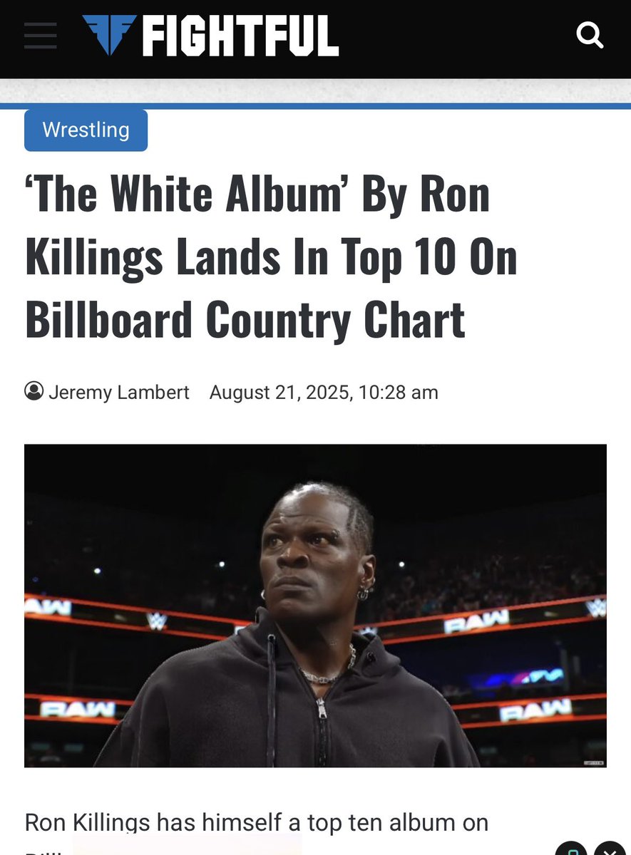 RonKillingsClub's tweet photo. @SeanRossSapp @jeremylambert88 @Fightful @RonKillings album is 🔥🔥🔥!!! https://t.co/TwwP1a3gpM