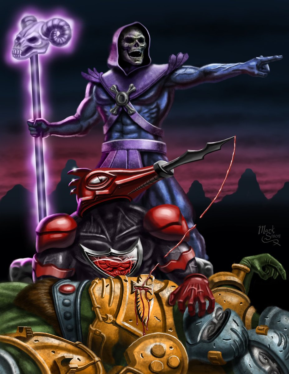 zombie_squid1's tweet photo. Skeletor and Mosquitor. The deadly duo. https://t.co/B9GRNTcuOw