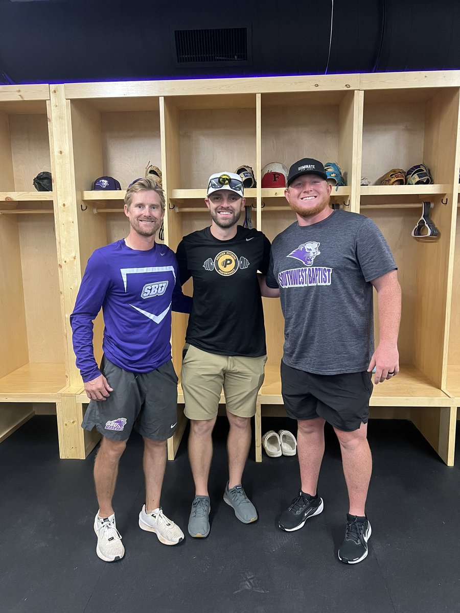 Big Thanks to <a href="/nolan_rappe15/">Nolan Rappé</a> and <a href="/premierpitching/">Premier Pitching and Performance</a> for coming to Bearcat Land today! Excited for our guys to work with the best of the best!