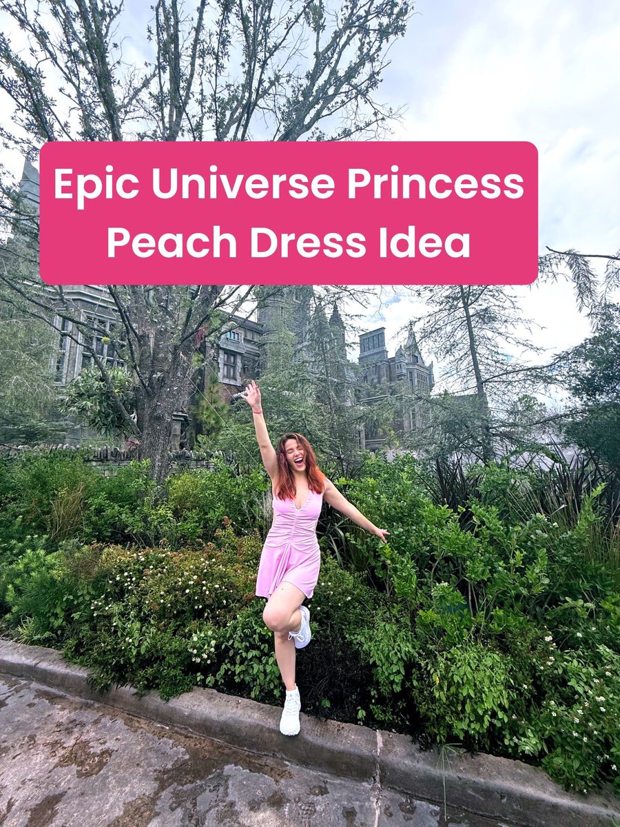 The perfect princess peach inspired dress to wear on your theme park adventures! It has a built-in bra, built in shorts, it’s mostly backless to keep you cool and when you sweat it doesn’t show! 

liketk.it/5lYd7

#PrincessPeach #themepark #epicuniverse