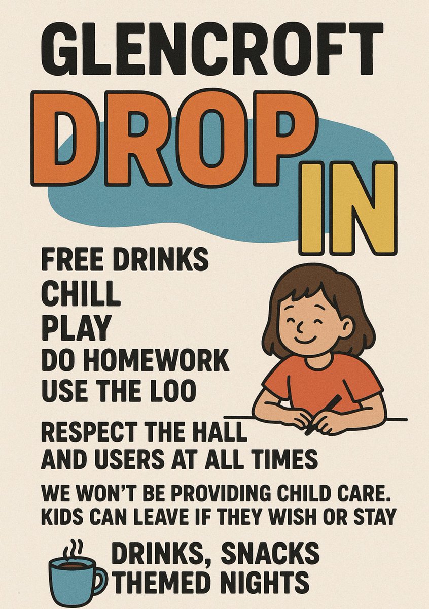 Glencroft Hall (Kings Croft) (@hallglencroft) on Twitter photo Fantastic night at our first drop in session over 20 kids attended and enjoyed safe base to play lots of snacks and fun hope to see you all at our next one watch this space 🙌🏻<a href="/CateVallis/">Catherine Vallis</a> <a href="/Paul4Linn/">Bailie Paul McCabe</a> <a href="/GordonMcKeeMP/">Gordon McKee MP</a> <a href="/croftfootschool/">Croftfoot Primary</a> Fantastic night at our first drop in session over 20 kids attended and enjoyed safe base to play lots of snacks and fun hope to see you all at our next one watch this space 🙌🏻<a href="/CateVallis/">Catherine Vallis</a> <a href="/Paul4Linn/">Bailie Paul McCabe</a> <a href="/GordonMcKeeMP/">Gordon McKee MP</a> <a href="/croftfootschool/">Croftfoot Primary</a>