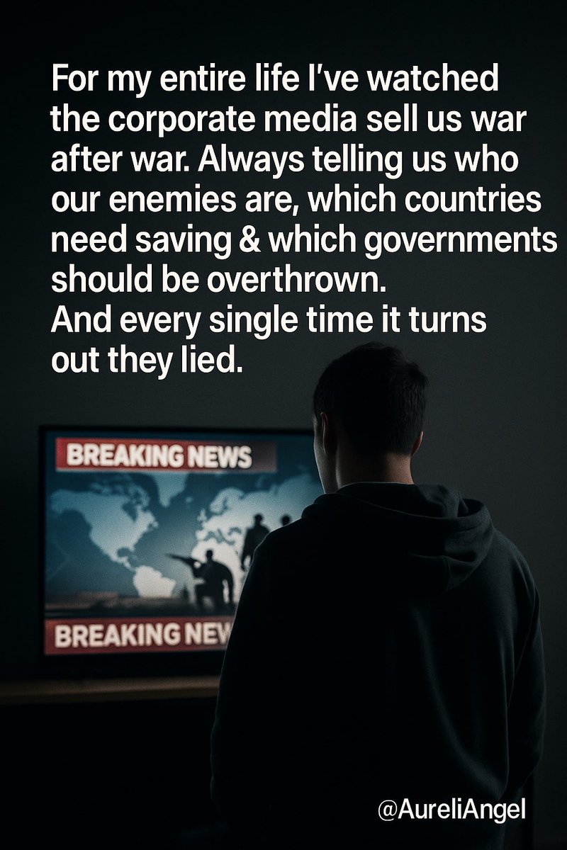 AureliAngel's tweet image. 100%📺 #MassProgramming #FearInducedCompliance #ThinkForYourself