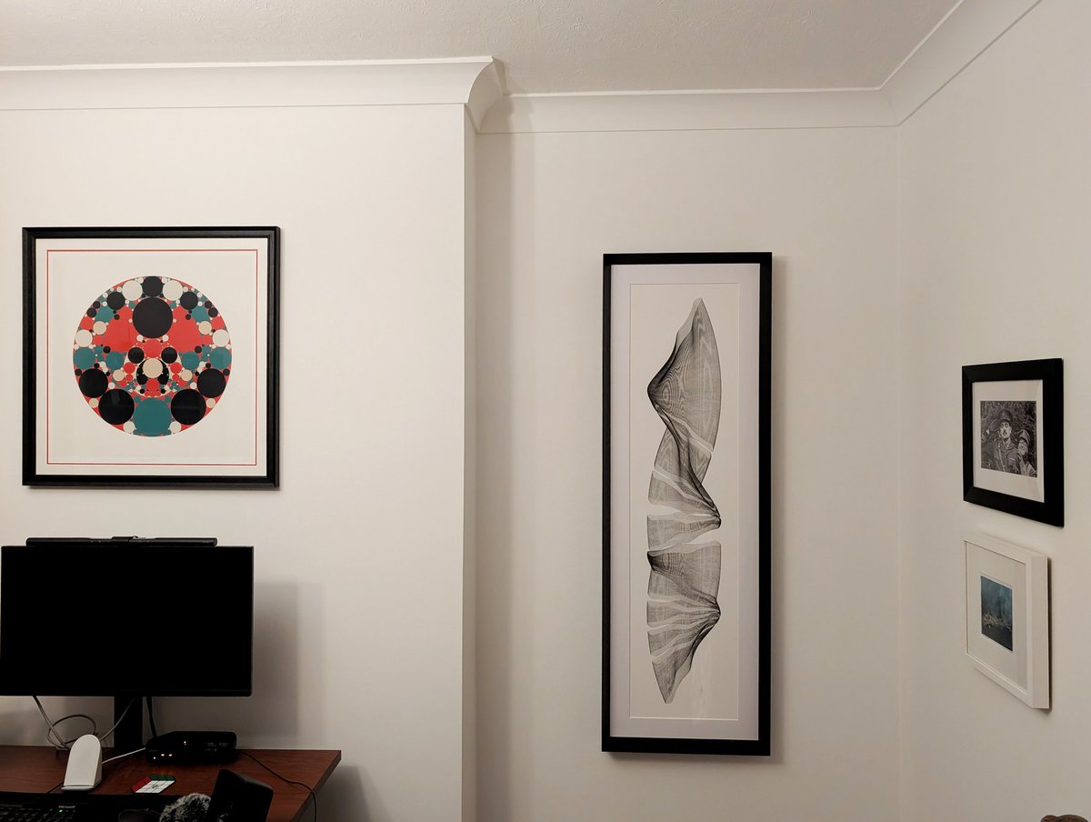 Henry Bees (@degenerate_gen) on Twitter photo My newly created curated corner, featuring one of my larger pieces, Blackadder and one of my favourite uses of cyanotype by Marianthi Lainas.
The psychotic clown <a href="/thekissprecise/">The Kiss Precise</a> still takes pride of place π€ My newly created curated corner, featuring one of my larger pieces, Blackadder and one of my favourite uses of cyanotype by Marianthi Lainas.
The psychotic clown <a href="/thekissprecise/">The Kiss Precise</a> still takes pride of place π€