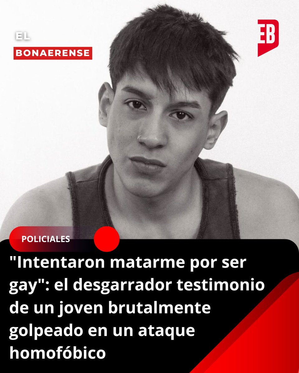 elbonanews's tweet photo. 🔴 "Intentaron #matarme por ser #gay": el desgarrador testimonio de un joven brutalmente golpeado en un ataque #homofóbico
👉 Juan #Sabin no puede hablar a raíz de las graves lesiones: tiene la mandíbula destrozada y el rostro desfigurado por los golpes. "Siempre le quise pegar a uno de estos", la frase de los #agresores que lo dejaron internado.
📱 Para leer la nota completa ingresá en https://t.co/OBO78xS31r o en el link de nuestras historias.
https://t.co/HLURcuSyDW
#policiales #violencia #viral #argentina
