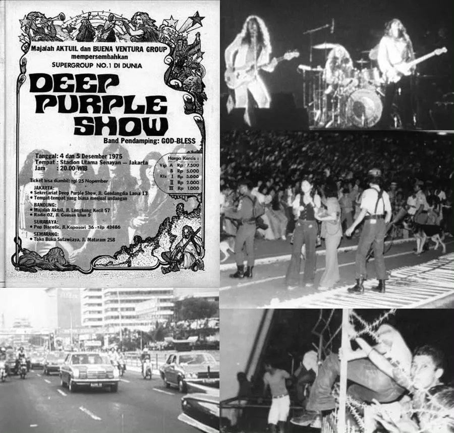 Deep Purple “membakar”  Stadion Utama Senayan selama dua malam hampir 50 tahun yang lalu. Mitos beredar nyaris sebagian ibukota mati listrik untuk menyuplai power bagi konser yang sukses mengubah industri showbiz di Indonesia untuk selamanya. 

Baca: bit.ly/4msCsBZ
