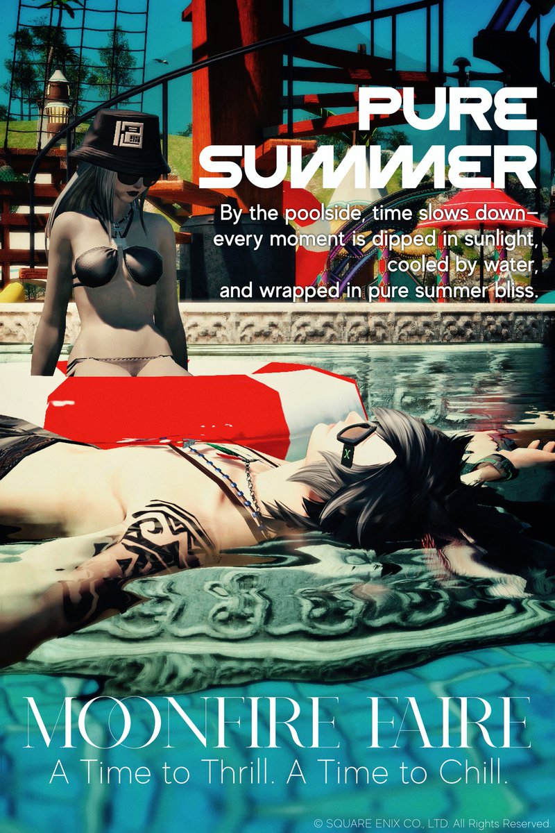 Pure Summer🌞

#FF14 #FFXIV #ヴィエラ #ミコッテ #紅蓮祭