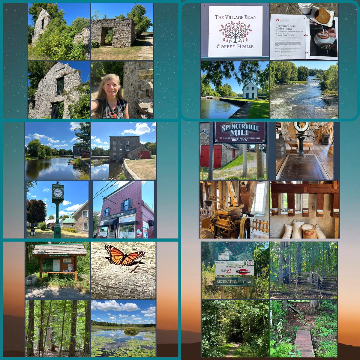 BethGinYGK's tweet photo. Had such a spontaneous exploring adventure. Gifted a “Guess Where Trip” Today was the day for surprise stages, through quaint towns/villages,back roads,food,shops,history,nature,quirky road stops/signs 😄#Merrickville #LimerickForest #Spencerville #FergusonForest #Kemptville https://t.co/HwmAJGYCDN