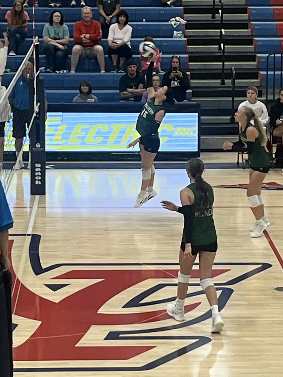 Malvern Hornets volleyball traveled to Gnadenhutten to take on the Braves of Indian Valley.  The Hornets lost in 3 games despite having leads in all 3 games.