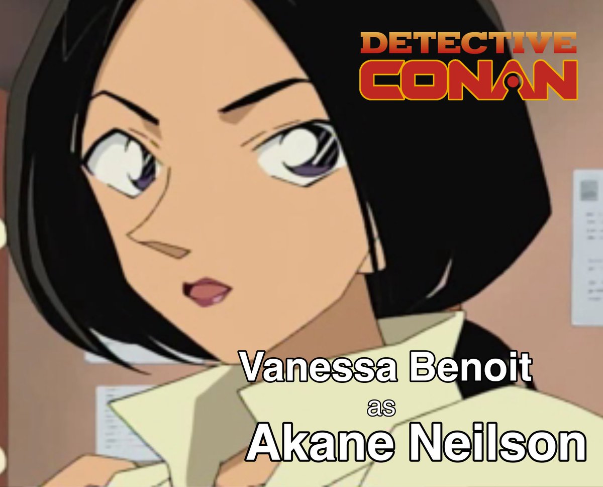I’m back in Detective Conan! You can hear me as musical theatre actress Akane Neilson in the “Shinichi Kudo in New York” episodes, now on Netflix and Crunchyroll!

Thank you so much again to <a href="/StudioNanoCo/">Studio Nano</a> and <a href="/tmsanime/">TMS Entertainment USA Inc.</a> for having me!!