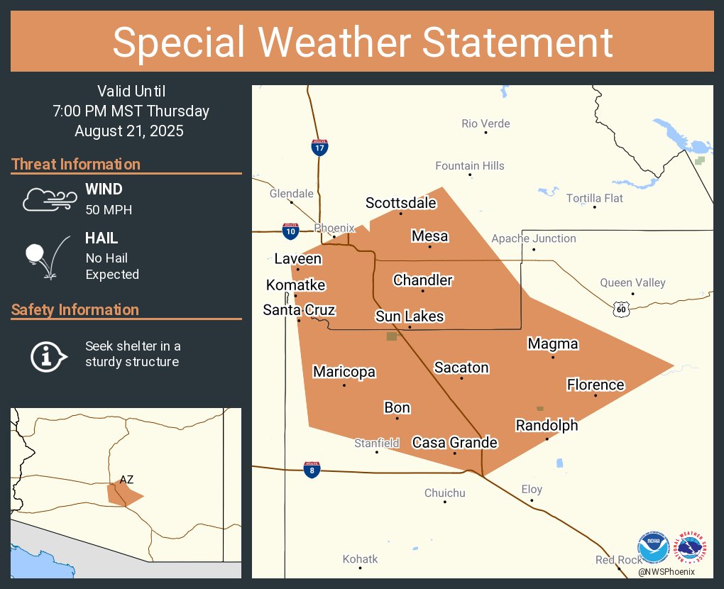 NWS Phoenix tweet media