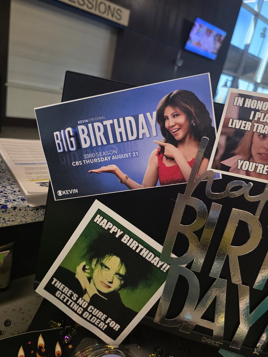 KevNuckolls's tweet photo. This might be a sign I talk about #BigBrother too much at work. 🤣🤣🤣 Happy Birthday to me and happy eviction night to all who are watching #BB27  @CBSBigBrother @JCMoonves https://t.co/FujSqIfe72