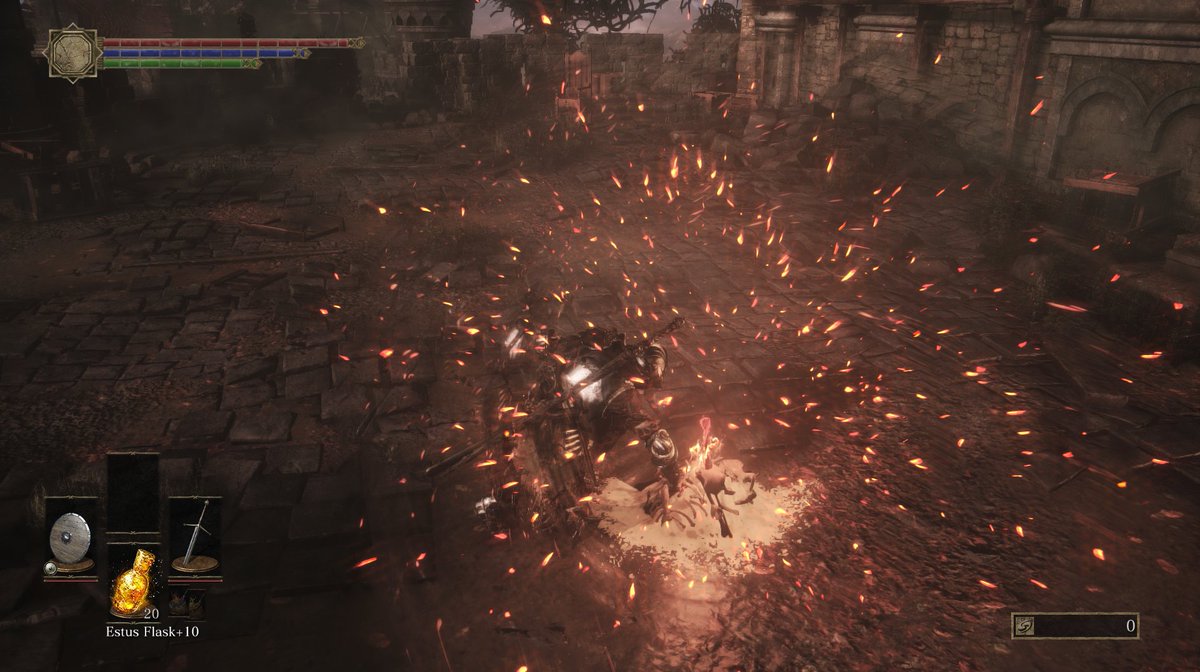 abyss1neSouls's tweet photo. Different ways to use what's left of the Bonfire Sacrifice cut from Dark Souls III https://t.co/eo74VR3Orv