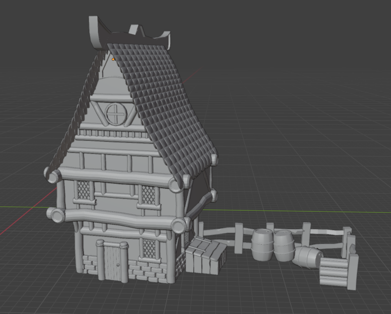 ExtraDev_'s tweet photo. Mid-Poly Medival village house icba to colour. οΈπ₯οΈπ₯ #RobloxDevs #ROBLOX #LowKeyRich https://t.co/U626J9BQ1X