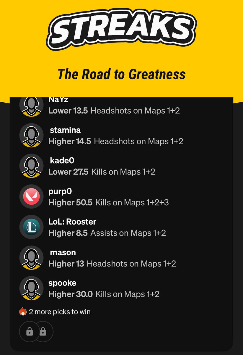 UD STREAK | ROAD TO $10,000 🔥🔥

LEG 8… 🏃‍♂️ 

20 ❤️’s FOR THE COLLAB SLIP!

#GamblingX | #PrizePicks | #Underdog | #CS2 | #Dota2 | #LeagueOfLegends | #eSports | #GamblingTwitter