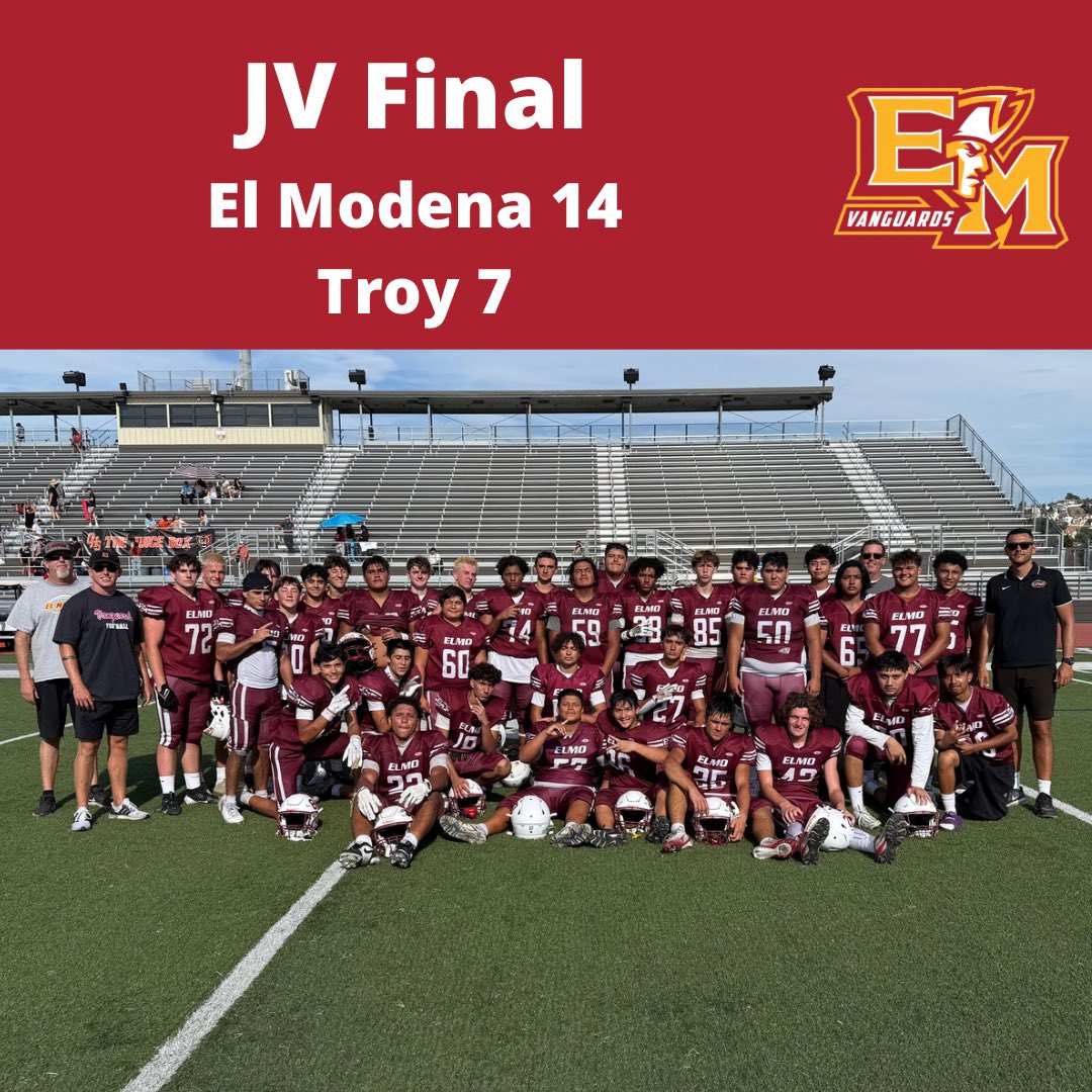 elmodenafb's tweet image. JV and Freshman come out on top! Great games by our lower levels!@emfb_mitchell @ElModenaHS @EMHSFrontline