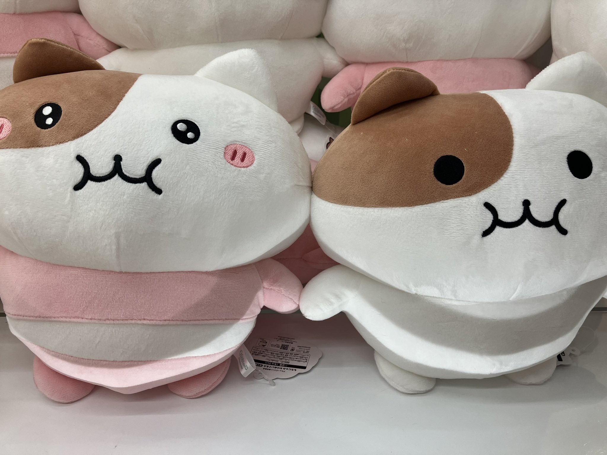 もちにゃみ BIGぬいぐるみ 2種×2個セット 入荷プライズ | ゲームセンター