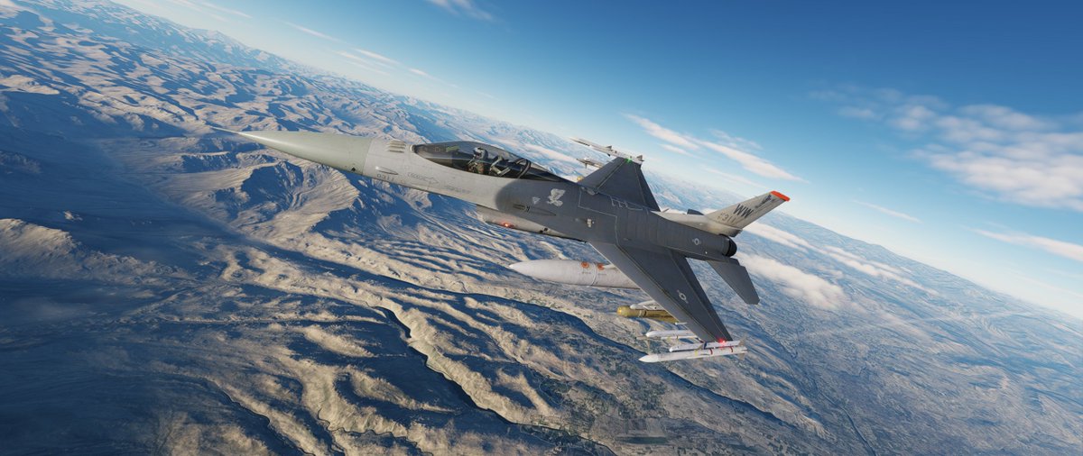 HookNathan's tweet image. The graphical fidelity of #DCSWorld by @eagledynamics these days is such, that one could be forgiven for thinking these mountains over Afghanistan were the real thing...