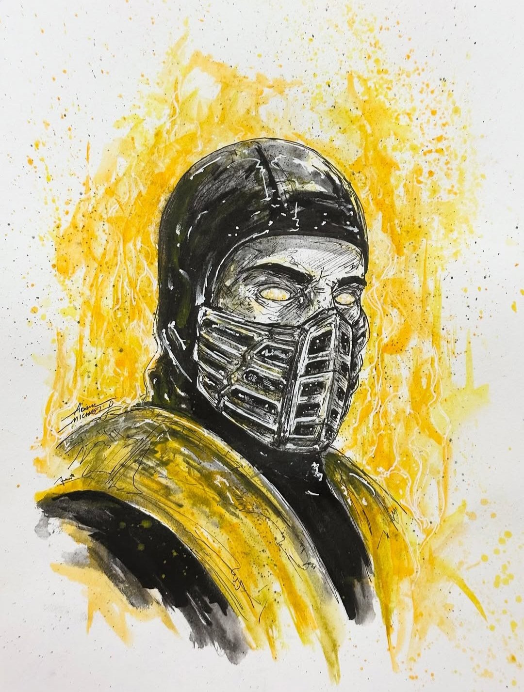 絵画+タペストリー Scorpion Mortal Kombat World on X: 