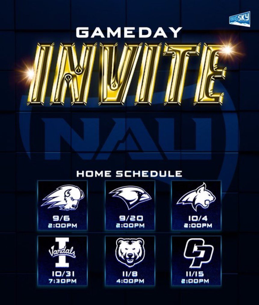 Thank you so much NAU for the invitation!
<a href="/NAU_Football/">NAU Football</a> <a href="/CoachB_Larson/">Bryan Larson</a> <a href="/MISSIONHILLSHI1/">Mission Hills High School Football</a>
