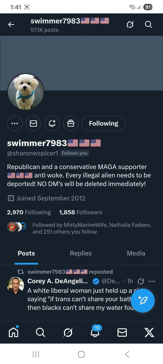 KJW (@hawkesbay69) on Twitter photo This patriot is 142 away from 2k let's take them past this mark
They do FB, please give
<a href="/sharonwspicer1/">swimmer7983๐บ๐ธ๐บ๐ธ๐บ๐ธ</a>
a F&R ๐ช๐ซถ๐๐ฅ๐ฏ๐บ๐ธ This patriot is 142 away from 2k let's take them past this mark
They do FB, please give
<a href="/sharonwspicer1/">swimmer7983๐บ๐ธ๐บ๐ธ๐บ๐ธ</a>
a F&R ๐ช๐ซถ๐๐ฅ๐ฏ๐บ๐ธ