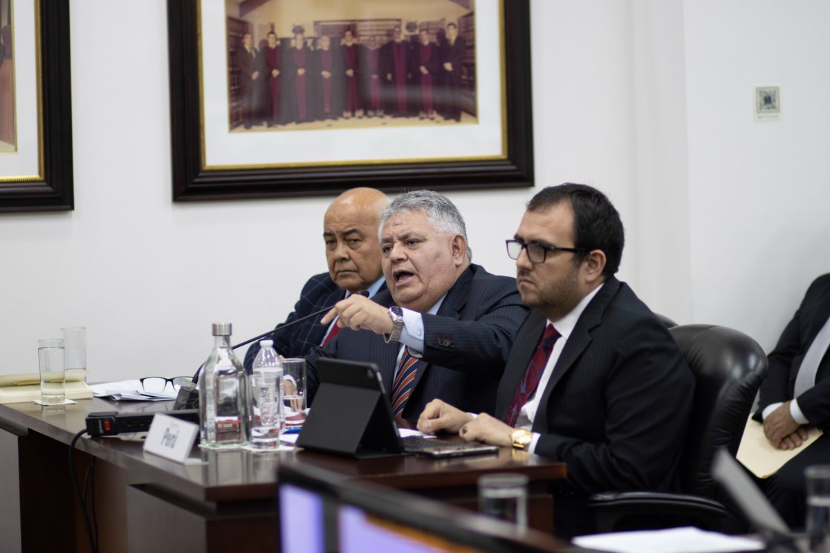🔵 La Corte Interamericana de Derechos Humanos celebró la audiencia pública de la solicitud de ampliación de las Medidas Provisionales en los Casos Barrios Altos y La Cantuta Vs. Perú 🇵🇪.

Conoce algunos momentos de la audiencia en: flic.kr/s/aHBqjCrC6Y

#CorteIDH