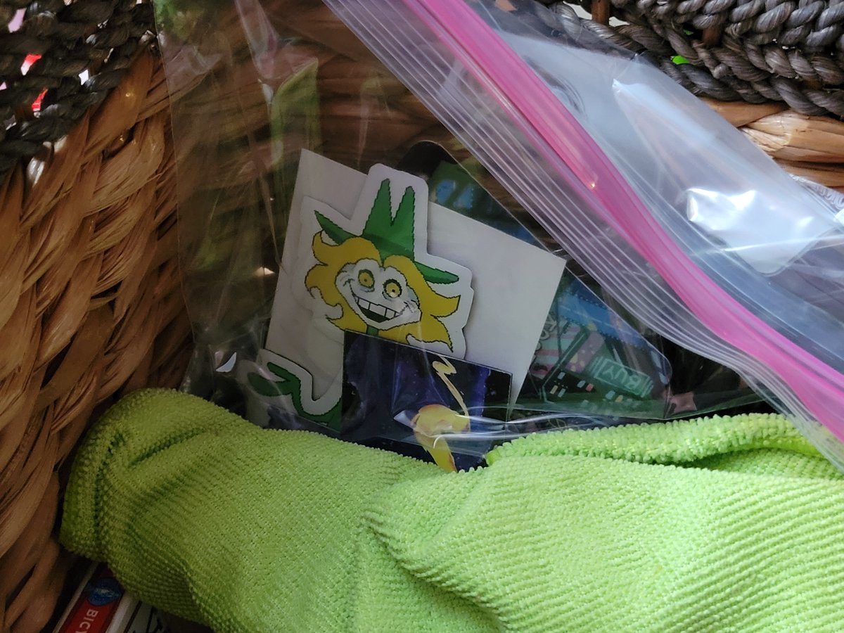 I was double checking the stuff I packed for college and got jumpscared by him