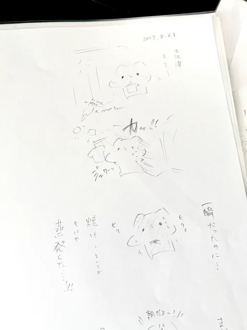 過去のもあるし、謎にコピー用紙に日記書く習慣ができつつあるのでFANBOXかnoteメンバーシップに載せるようにしようかな…?
と思っています🤔
(デジタルでちゃんと描き直したの載せようと思い続けてたまり続けるやつ) 