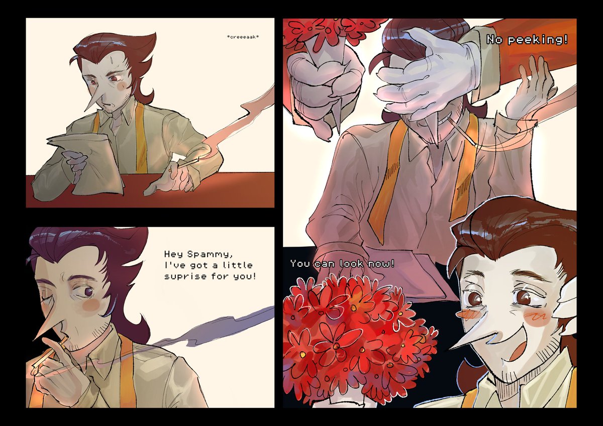 xerosa_aa's tweet photo. (1/?) trying out more stuff #spamtenna #tenna #spamton #deltarunefanart https://t.co/ZctDijSnVS