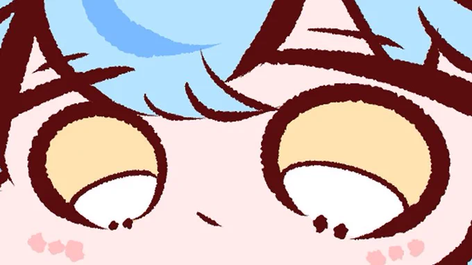#このタグを見た人は自分の絵の目部分をのせる