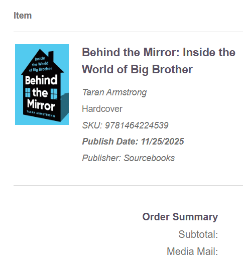 JoshuaAllan97's tweet photo. Rylie Jefferies got evicted from Big Brother so I pre-ordered Behind the Mirror: Inside the World of Big Brother by @ArmstrongTaran to celebrate #bb27 https://t.co/zQkpVU8pAP