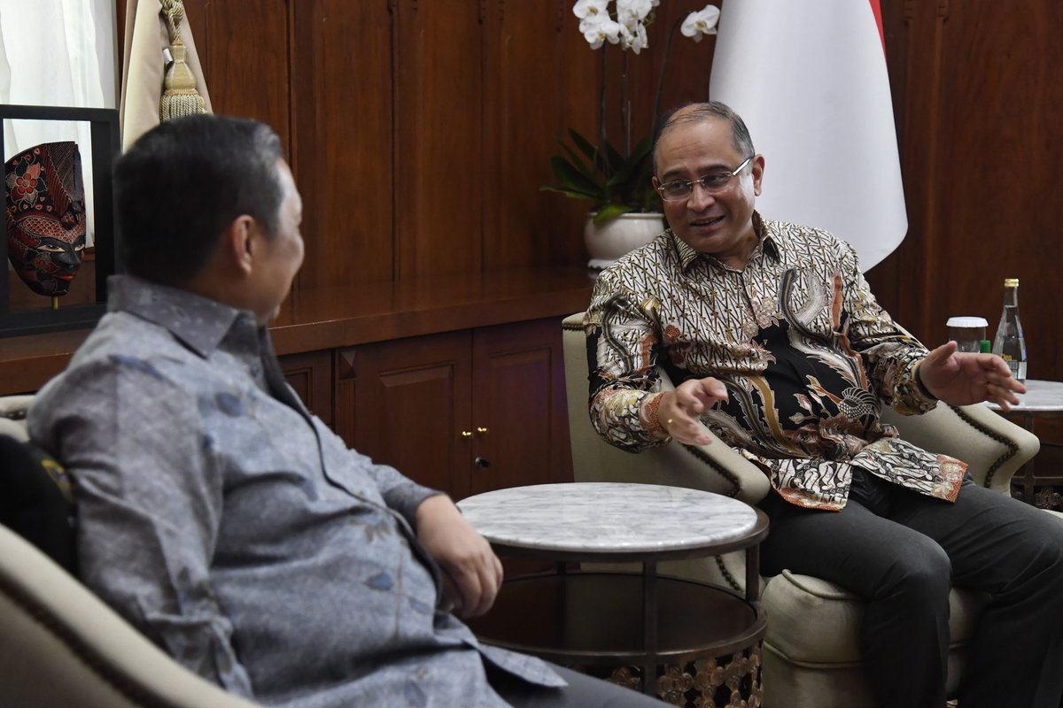 India in Indonesia (@indianembjkt) on Twitter photo Ambassador Sandeep Chakravorty met with H.E. <a href="/anismatta/">Anis Matta</a> , Vice Minister of Foreign Affairs of Indonesia <a href="/Kemlu_RI/">MoFA Indonesia</a> today in Jakarta. As two strong & plural democracies, they exchanged views on further deepening people to people ties between India & Indonesia, countering extreme Ambassador Sandeep Chakravorty met with H.E. <a href="/anismatta/">Anis Matta</a> , Vice Minister of Foreign Affairs of Indonesia <a href="/Kemlu_RI/">MoFA Indonesia</a> today in Jakarta. As two strong & plural democracies, they exchanged views on further deepening people to people ties between India & Indonesia, countering extreme