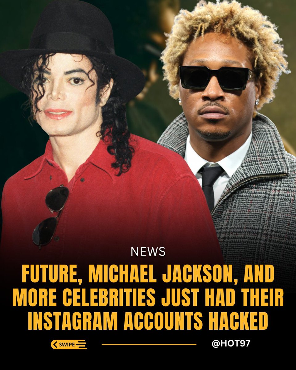 Multiple artists including #Future, #MichaelJackson, #Adele, #Tyla and more  just had their Instagram pages hacked. Each account posted the same pic of  what looks like #Future holding a Free Bandz coin and