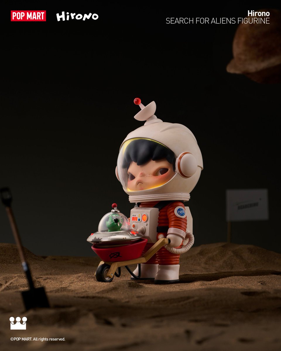 その他 popmart Hirono Search for Aliens Hirono Search for Aliens Figurine - POP MART (United States)