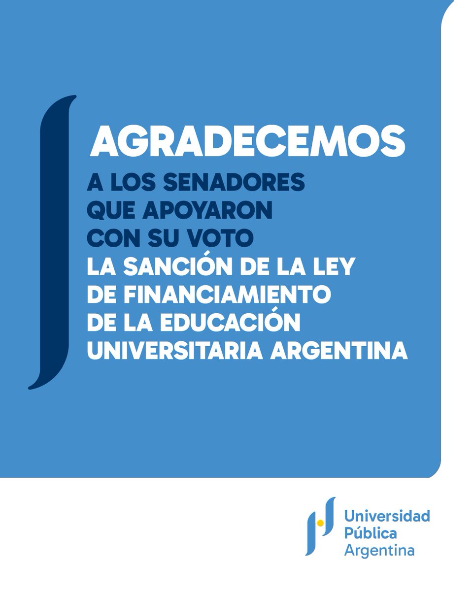 unlp's tweet photo. ES LEY!🙌 https://t.co/0lOAjeFxU2