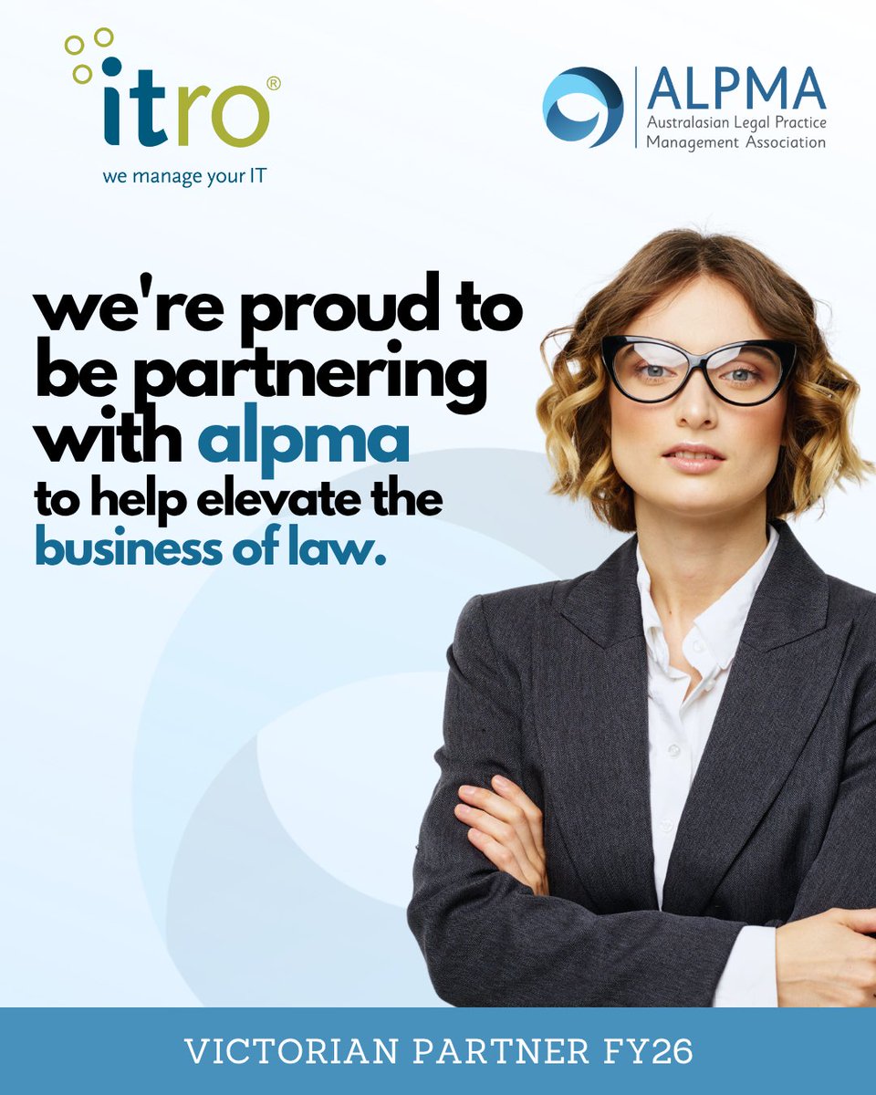 Supporting the Business of Law is important to us, which  is why we’re proud to be partnering with <a href="/ALPMA/">ana almeida</a>:  Australasian Legal Practice Management Association for  another year!  Our partnership helps ALPMA continue to deliver learning opportunities to legal practice managers.