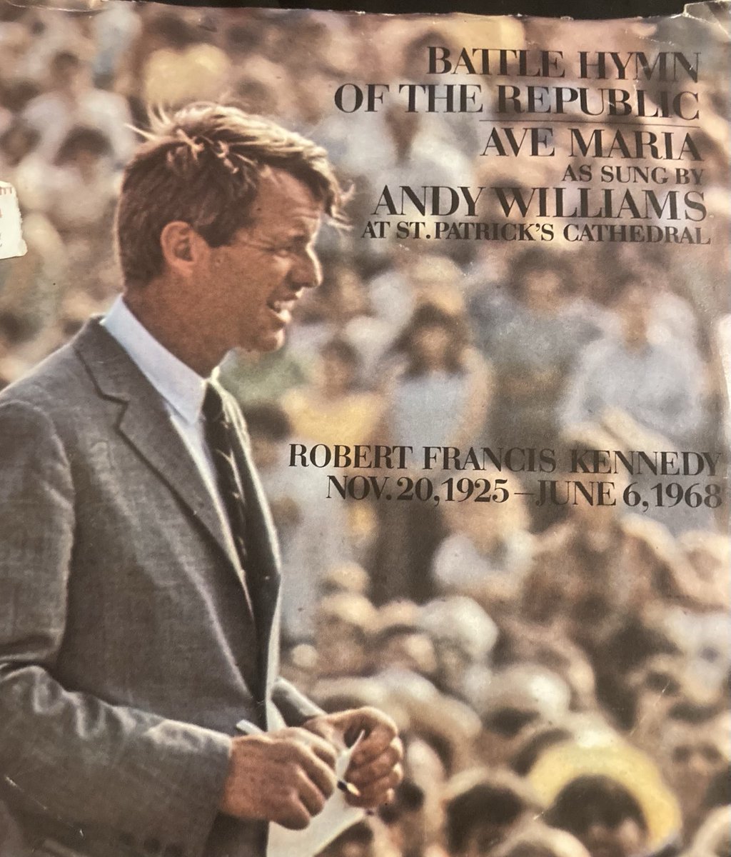 KevinHite's tweet image. ⁦@RobertKennedyJr⁩ if you don’t have I would like to send to you. The 45 is pristine. The photo cover is epic. Your Dad was a man among men!