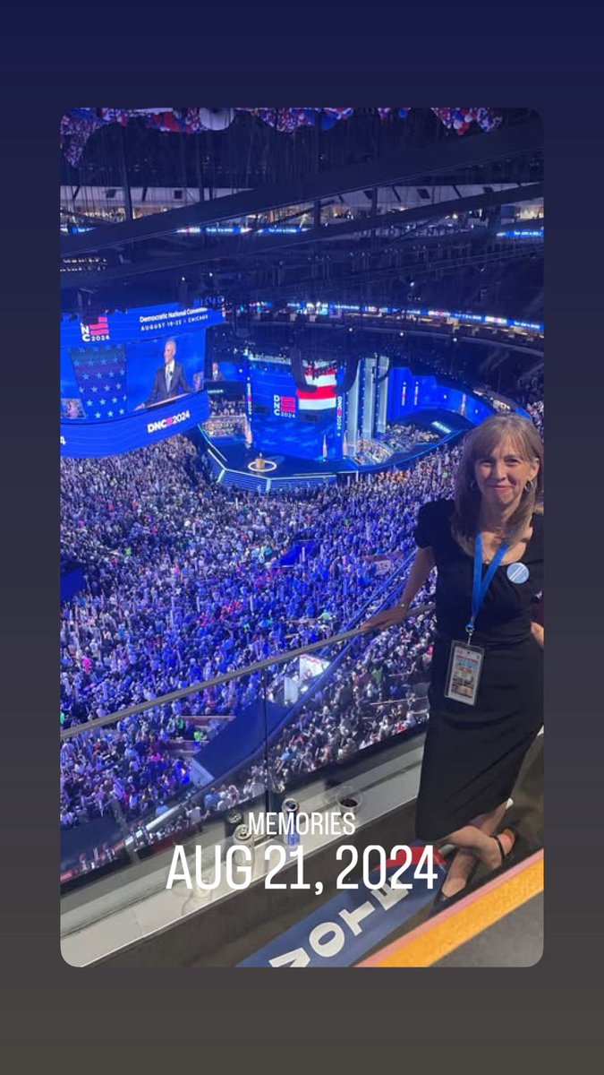 jenngops's tweet photo. Last year at the DNCC was one of the most hopeful, inspiring, and exhausting experiences of my life. Today I’m exhausted, but I’m not giving up. 
#SaveOurDemocracy  #VoteBlue #Resist https://t.co/m9Up7gXqow