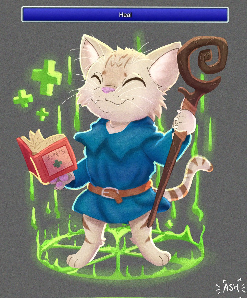 Hey, new drawing, it's a tribute to my kitty who passed away recently, She could heal wounds or ailments, it was very nice to have her in our lives.

#cats  #Cat #digitalart #krita